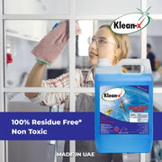 Klean-X Glass Cleaner 5L – Streak-Free Shine for Windows, Mirrors, and Glass Surfaces