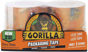 Gorilla Packaging Tape 72mm x 27m Refill Pack of 2