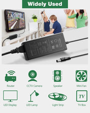 UNI-T Voltron-24V 5A Switching Power Adapter-AC-DC with 3pin UK plug