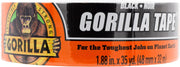 Gorilla Black Duct Tape, 1.88" x 35 yd, Black, (Pack of 1)