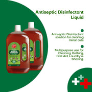 Aqua Antiseptic Disinfectant 750ML x 2 Offer Pack – Kills 99.9% of Germs, Ideal for Home & Office | Versatile Disinfectant for Complete Hygiene
