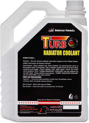Turbo Radiator Coolant Red 4 Ltr - High-Performance Antifreeze, Engine Cooling & Corrosion Protection for All Vehicles - Ready to Use, All-Weather Formula