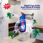 Aqua Toilet Bowl Cleaner 750ml – Powerful Disinfectant Formula for Stain & Odor Removal | Thick Gel with Limescale Protection | Fresh Fragrance | Suitable for All Toilets