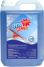 Aqua Glass Cleaner – 5 Liters | Streak-Free Shine for Glass, Mirrors & Windows | Fast-Drying, Ammonia-Free Formula