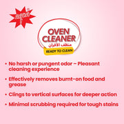 Aqua Oven Cleaner 500 ml – Heavy Duty Kitchen Grease Remover for Ovens, Grills, Stovetops & More – Fast Action Degreaser with Fresh Scent