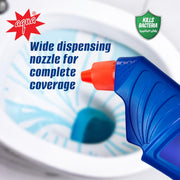 Aqua Toilet Bowl Cleaner 750ml – Powerful Disinfectant Formula for Stain & Odor Removal | Thick Gel with Limescale Protection | Fresh Fragrance | Suitable for All Toilets