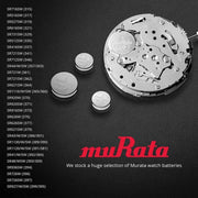 Murata 377 SR626SW Battery 1.55V Silver Oxide Watch Button Cell - Replaces Sony 377 (2 Batteries)