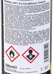 Mannol Germany 9971 - Air Conditioner A/C cleaner Foam - 520 ml