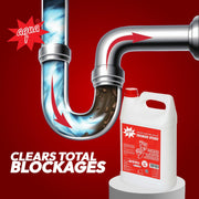 Aqua Drainage Opener 6 Kg – Heavy-Duty Drain Cleaner for Kitchen, Bathroom & Toilet Pipes – Fast-Acting, Multi-Purpose Clog Remover (6 kg)
