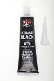 J-B Weld 31319 Black RTV Silicone Sealant and Adhesive - 3 oz.
