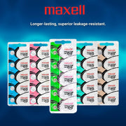 Maxell Men's/Women's Watch Battery Button Cell SR621SW SR-621SW 364 (Pack of 5)