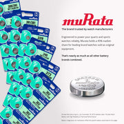 Murata SR927/W/SW 399/395 0% Mercury Silver Oxide, 1.55V - Pack of 5