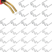 ELECDON Bumper Welding Rods, ELECDON 500Pcs Car Bumper Welding Rods Hot Staple Repair Pre Cut Wave Staples Plastic Welding Hot Stapler (0.8MM)