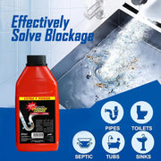Aqua Drainage Opener – 500g Powerful Crystal Clog Remover for Kitchen, Bathroom, Toilet & Floor Drains – Fast-Acting Drain Cleaner – Heavy-Duty Pipe Cleaning Solution