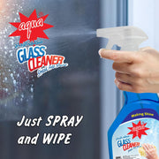 Aqua Glass Cleaner 650ml – Pack of 3 | Streak-Free Shine for Windows, Mirrors, & Glass Surfaces | Quick-Drying & Smudge-Free Formula