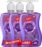 Aqua Lavender Handwash 500ml x 3 Combo Offer – Gentle, Soothing, and Refreshing Handwash for Daily Use