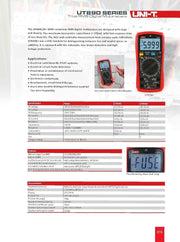 Uni-T UT890C 6000count true RMS Digital Industrial and Scientific Multimeter
