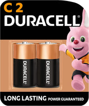 DURACELL C 2 LONG LASTING POWER GUARANTEED 1.5 V