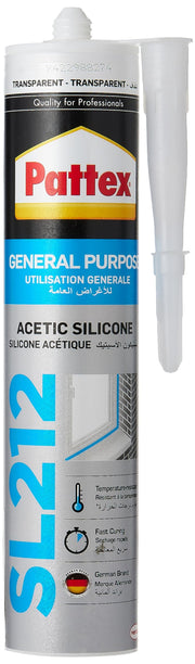 Pattex Gp-Sl212 General Purpose Silicone Sealant For Indoor And Outdoor (White)