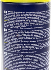 MANNOL 7901 - Premium Chain Lube Chain Grease Spray, For Motorcycle & Bikes - German Made- 200ml