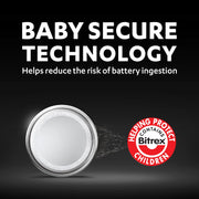 Duracell Specialty 2025 Lithium Coin Battery 3V, pack of 4, with Baby Secure Technology and suitable for keyfobs, scales, wearables and medical devices (DL2025/CR2025)