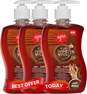Aqua Oudh Handwash Combo (500ml x 3) - Luxurious Fragrance & Gentle Cleansing | Elegant Fragrance & Gentle Care | Hydrating Clean