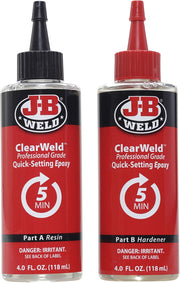 JB WELD 50240 Clearweld Epoxy (8Oz, 8fl.oz)