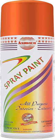 Biella™ Asmaco All Purpose Interior and Exterior Spray Paint (ORANGE)