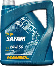 MANNOL 7404 - Safari 20W-50 Universal economy-class engine oil - 4 L
