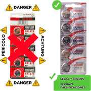 Maxell 5x BR1620 CR 1620 3V Lithium Button Cell Battery