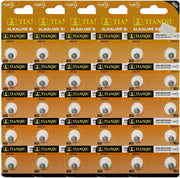 TIANQIU 50PCS Ag0 Lr521 379 Sr521Sw Alkaline Battery
