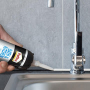 Pattex Sanitary Antimould White Pressure Pack, For Indoor Sealing, Ideal For Bathroom & Kitchen, Waterproof And Mould Resistant. Easy To Use Sealant,White, 1X200ml Pressure Pack,2751638