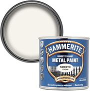 Hammerite 5122058 Smooth Metal Paint, Cream, 250ML