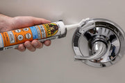 Gorilla 100 Percent Silicone Sealant Caulk, Waterproof and Mold & Mildew Resistant, White,10 ounce Cartridge (Pack of 1),8060002