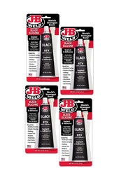 J-B Weld 31319 Black RTV Silicone Sealant and Adhesive - 3 oz.