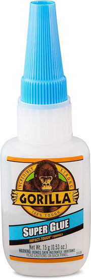 Gorilla Super Glue, 15 G, Clear