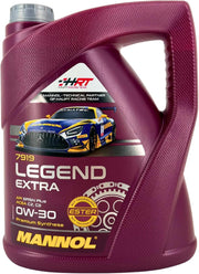 HTE - Mannol Engine Oil, Synthetic Engine Oil, American, Japanese & Korean Automakers (7919 Legend Extra 0W-30 4 LTR)