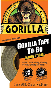 Gorilla Tape To-Go Handy 1" Roll 1 inch