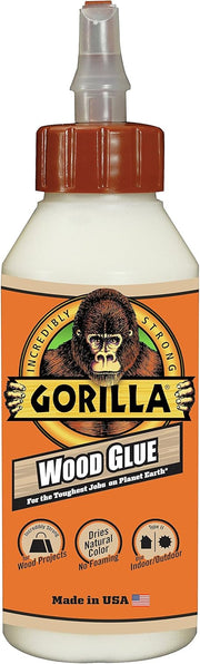 Gorilla Wood Glue, 8 Ounce Bottle, (Pack of 1)