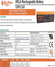 Voltron-Raw Power VRLA AGM Battery 2.3A-12V-Quality-Made in Vietnam