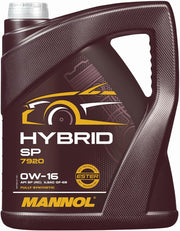 MANNOL SP 0W-16 Full Synthetic Engine Oil, 0W16 Engine Oil, Synthetic Motor Oil, Car Oil, 5l Oil for Hybrid Cars