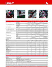 Uni-T-UT203+ True RMS, 4000 counts, 400A AC/DC Digital Clamp Meter