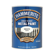 Hammerite 5084860 Smooth Metal Paint White 2.5Ltr