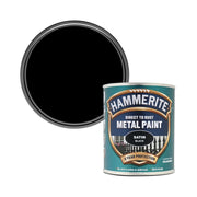 Hammerite 5092829 Satin Metal Paint, Black, 750ml