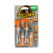 Gorilla 4541701 Tubes Clear Glue, 4 count, 4541702, Clear Tubes