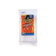 Gorilla Hot Glue Sticks, Mini Size, 4in Long x 27in Diameter, 30 Count, Clear