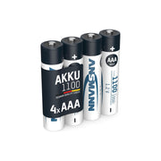 Ansmann 5035232 AAA 1100 mAh 4-Pack Blister High-Capacity Rechargeable Batteries NiMH