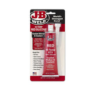 J-B Weld 31314 High Temperature RTV Silicone Gasket Maker and Sealant - Red - 3 oz.