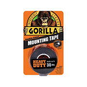Gorilla Double-Sided Heavy Duty Mounting Tape 2.5 cmX60"-Black
