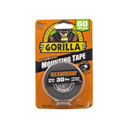 Gorilla Heavy Duty Double Sided Mounting Tape, 1" x 60", Black, (Pack of 1)